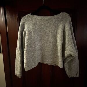 Abercrombie & Fitch Heather Gray Sweater